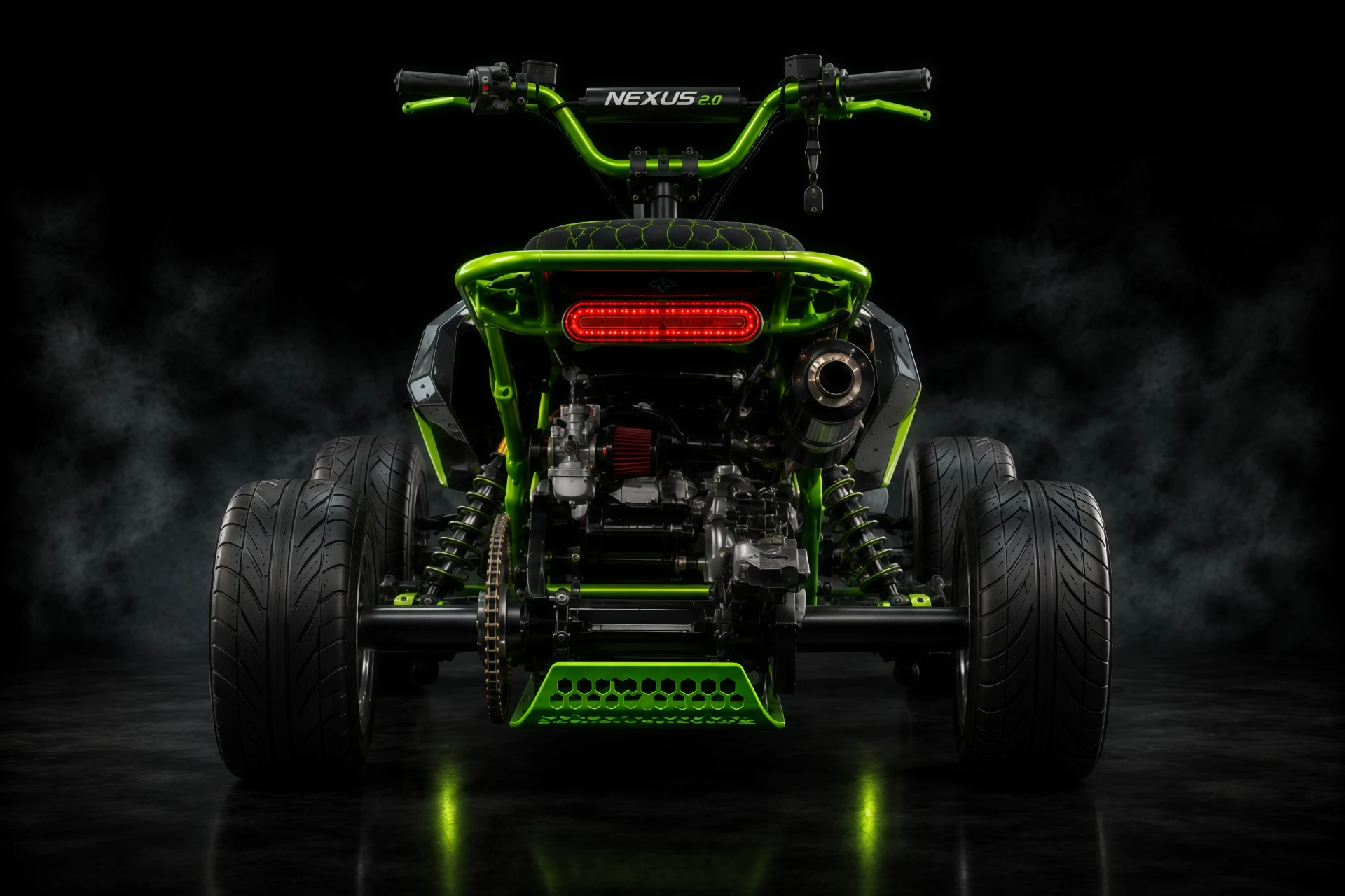 AZURE RS PETROL mini quad view 3