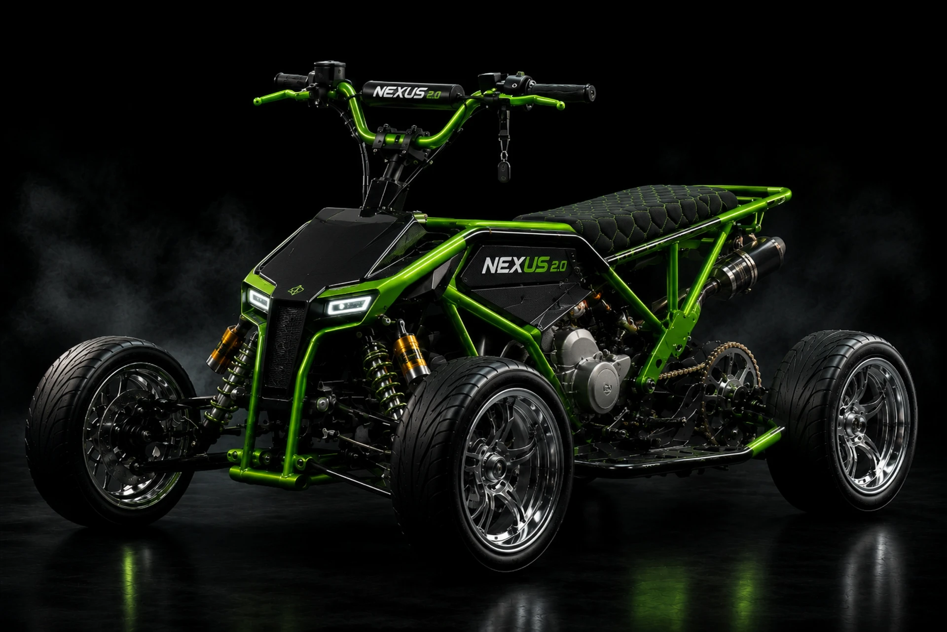 AZURE RS PETROL mini quad view 1